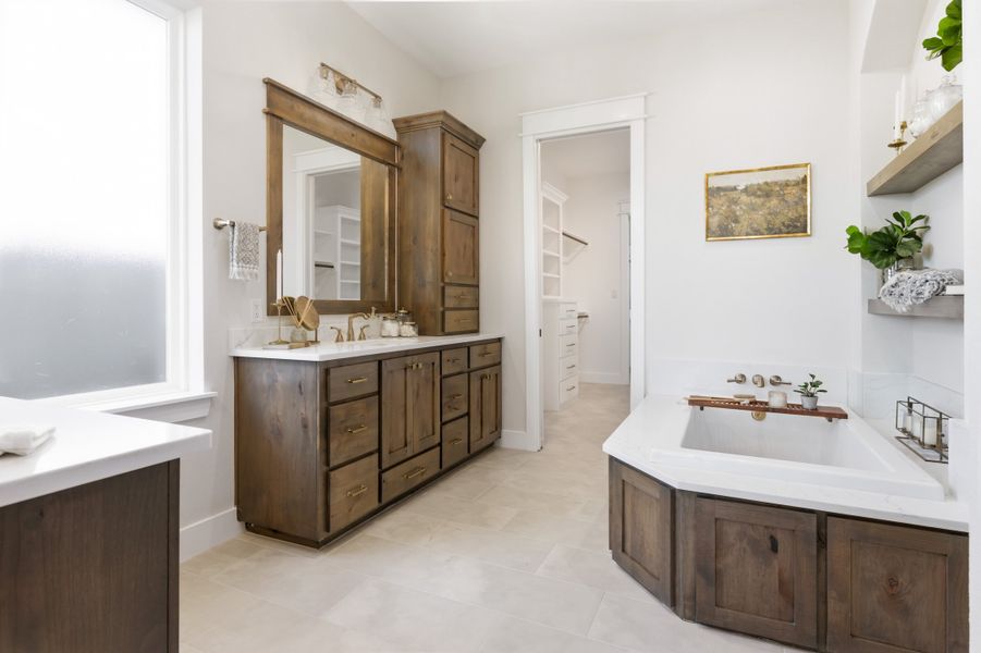 Furnished interior view inside a new home in Stella Ranch, Bryan (Image 14).