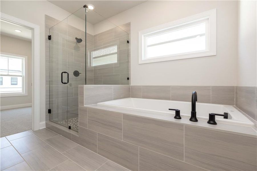 Furnished interior view inside a new home in Waterhaven, Cumming (Image 11).