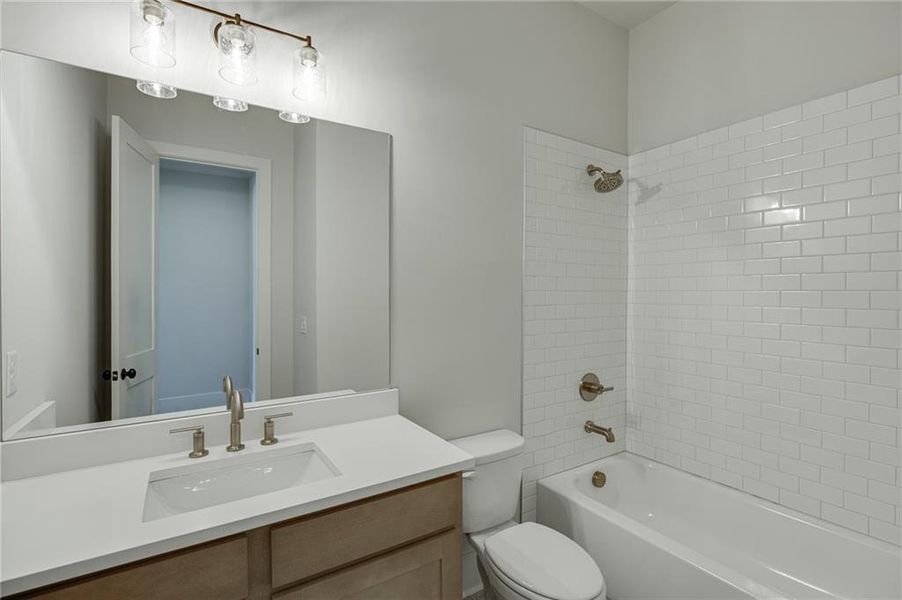 Furnished interior view inside a new home in , Statham (Image 9).