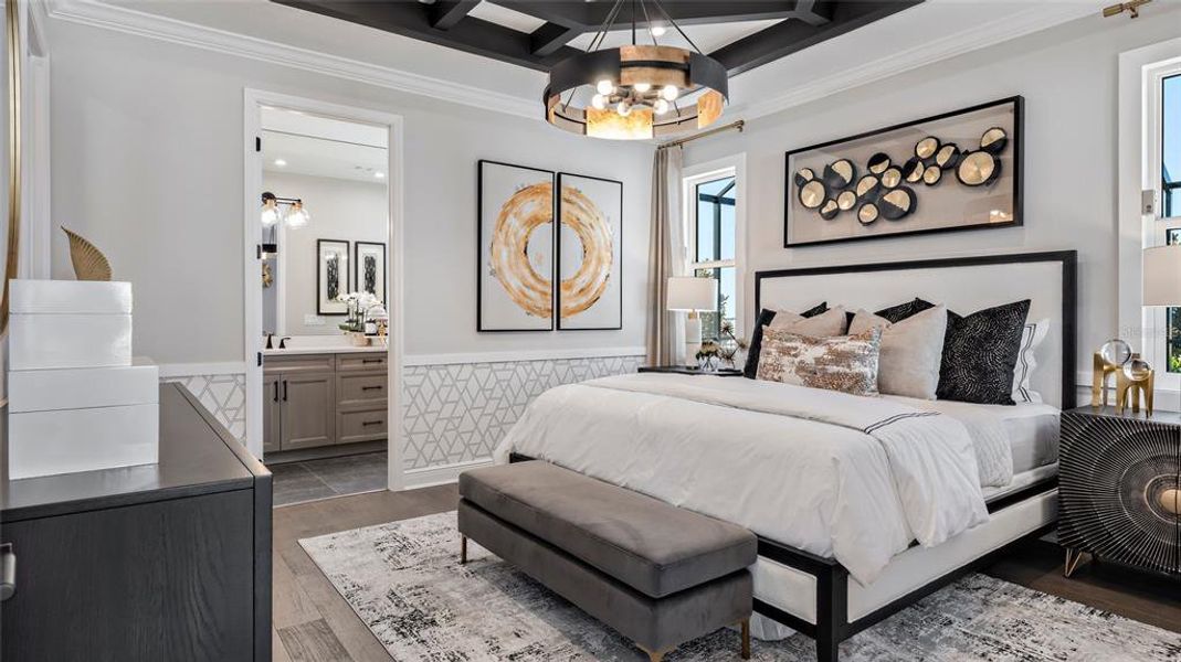 Furnished interior view inside a new home in Cresswind at Lake Harris, Tavares (Image 8).