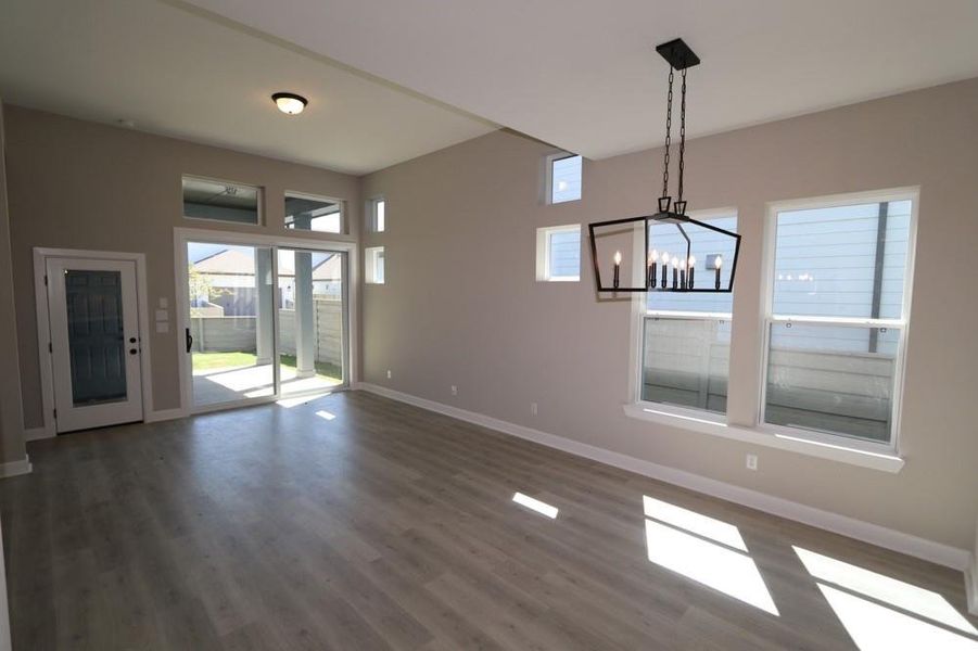 Spacious, unfurnished interior of a new home in Pomona 40' Homesites, Manvel (Image 9). Spacious, unfurnished interior of a new home in Pomona 40' Homesites, Manvel (Image 9).