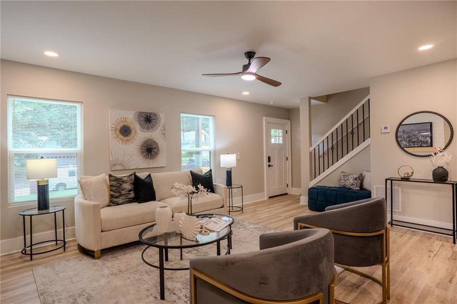Furnished interior view inside a new home in , Covington (Image 6).