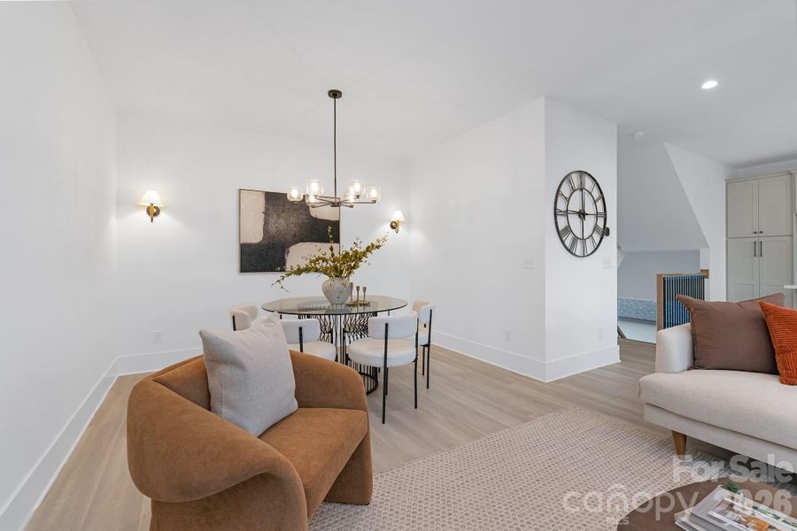 Furnished interior view inside a new home in , Charlotte (Image 16).