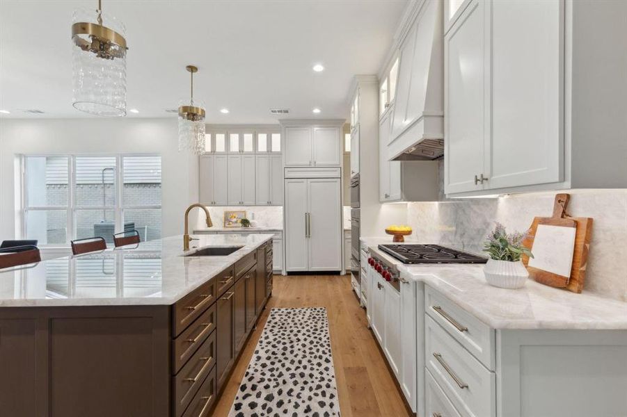 Furnished interior view inside a new home in , Dallas (Image 14).