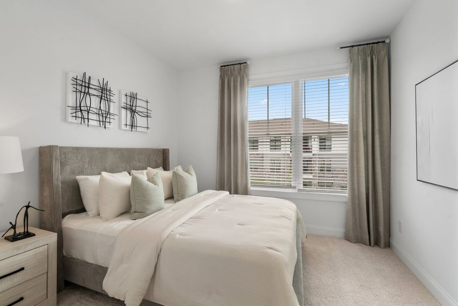 Representative furnished interior of a home built from the The Oleander by The Providence Group in Market Square at Sawnee Village, Cumming (Image 42).