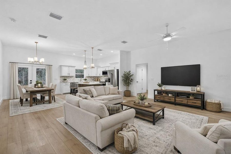 Furnished interior view inside a new home in , Wildwood (Image 5).