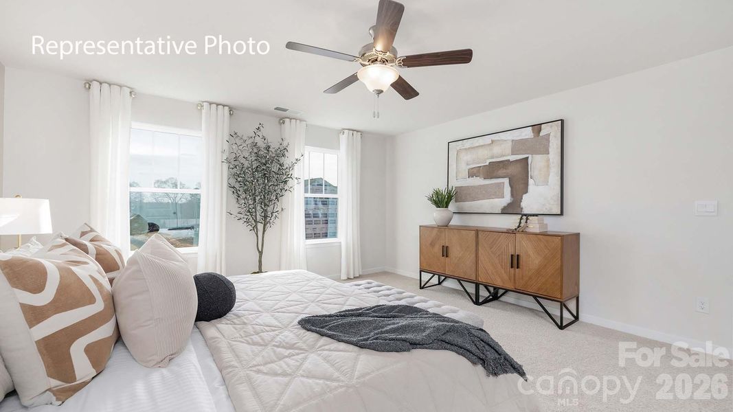 Furnished interior view inside a new home in Stanton, Richburg (Image 15).