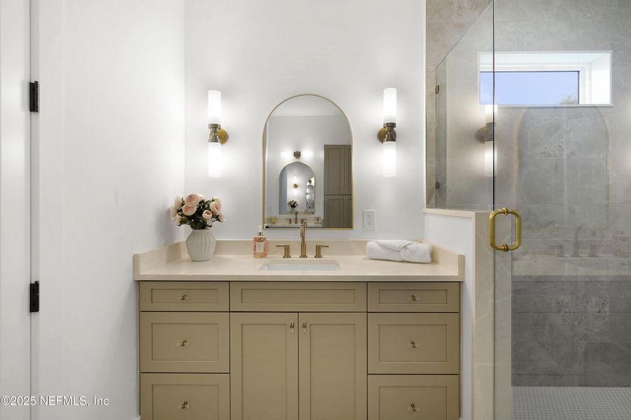 Furnished interior view inside a new home in , St. Augustine (Image 38).