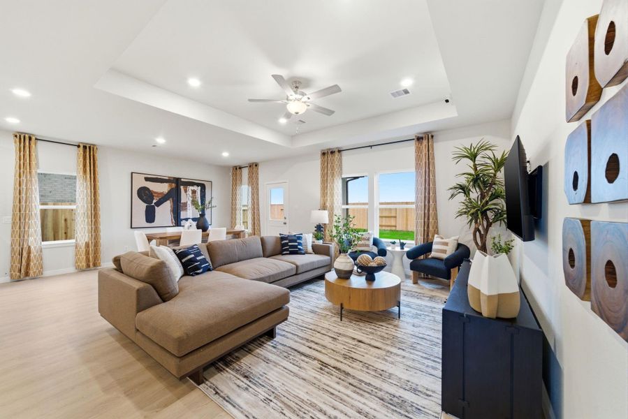 Furnished interior view inside a new home in Fulshear Junction, Fulshear (Image 15).