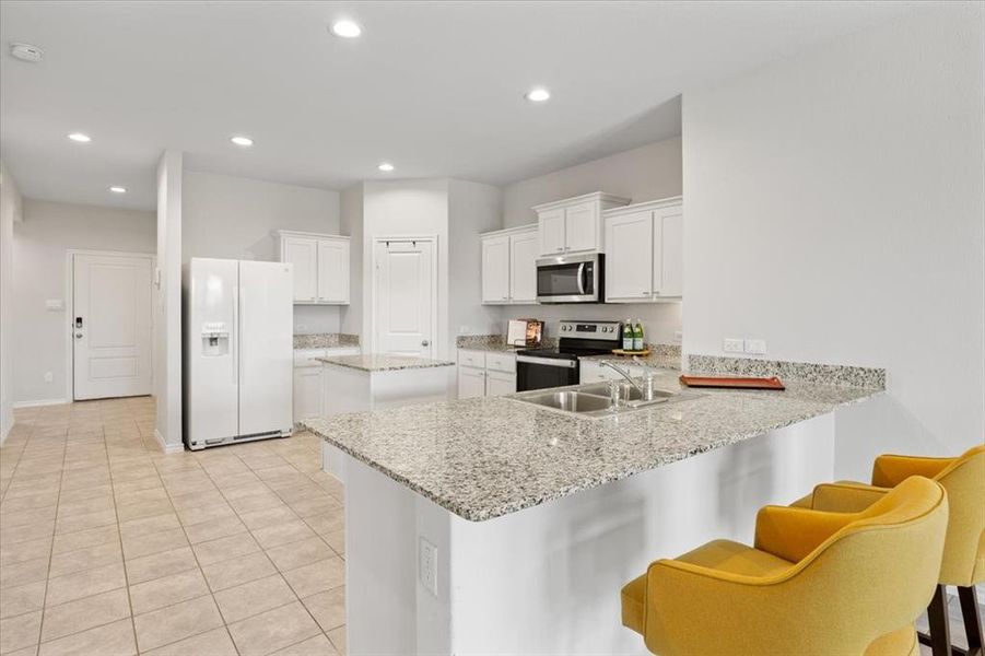Furnished interior view inside a new home in , Fort Worth (Image 10).