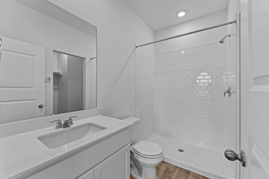 Furnished interior view inside a new home in Wayside, Uhland (Image 9).