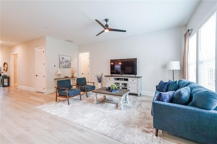 Furnished interior view inside a new home in The Reserve at Bells Ferry, Kennesaw (Image 14).