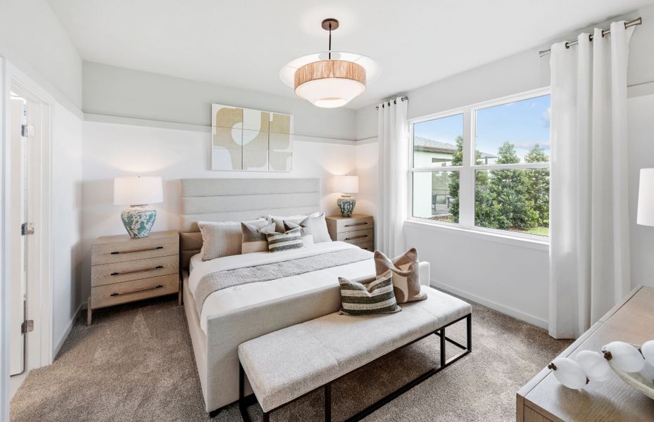 Furnished interior view inside a new home in Del Webb Sunchase, Parrish (Image 11).