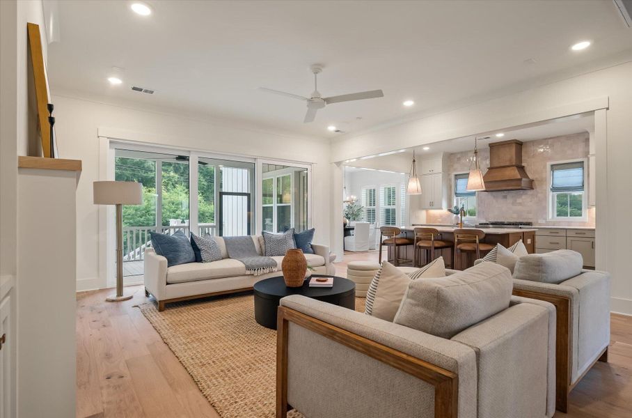 Furnished interior view inside a new home in , Mount Pleasant (Image 38).