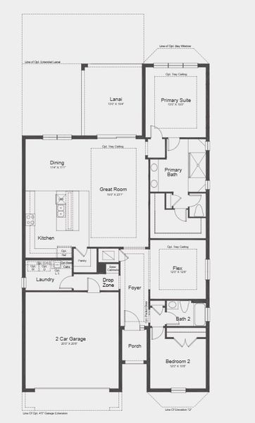 2D floor plan layout for the Azzurro by Taylor Morrison in Esplanade at Starling, Punta Gorda, FL (Image 5). 2D floor plan layout for the Azzurro by Taylor Morrison in Esplanade at Starling, Punta Gorda, FL (Image 5).