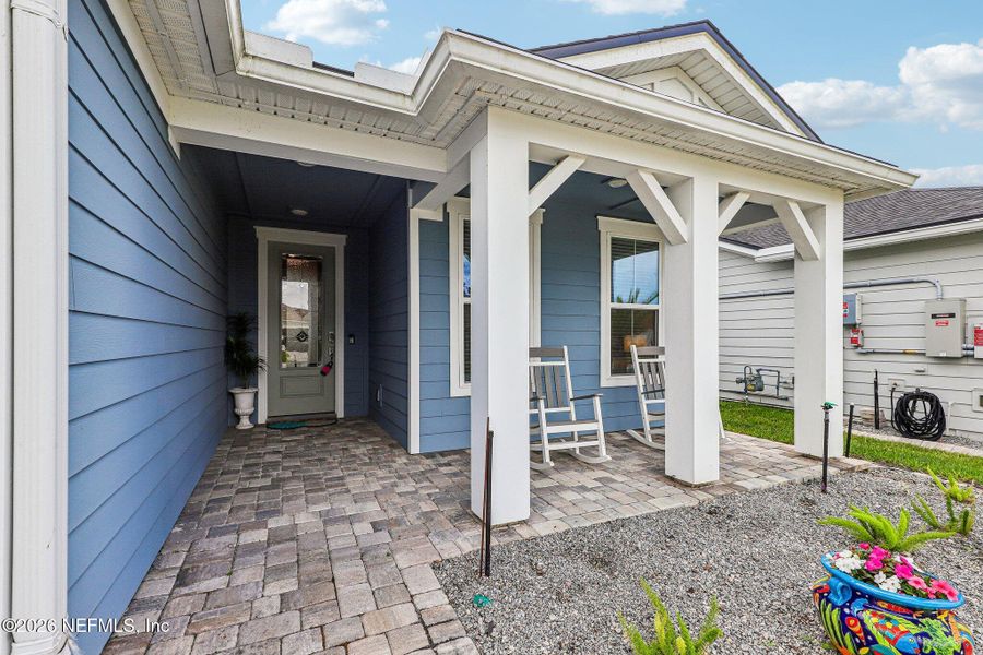 Exterior details and patio area of a home in , St. Augustine (Image 4).