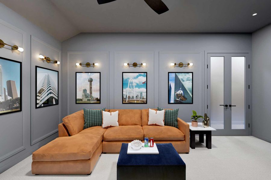The Helmis - Optional TV Room The Helmis - Optional TV Room