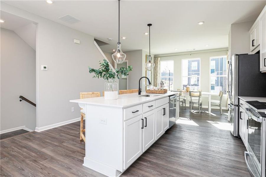 Furnished interior view inside a new home in , Powder Springs (Image 5).
