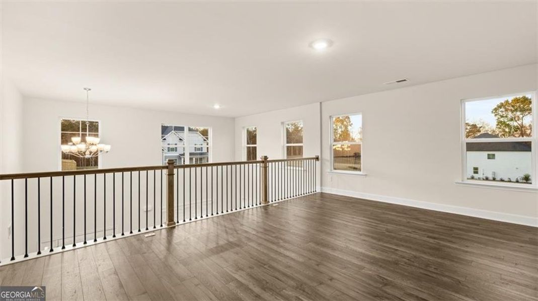Spacious, unfurnished interior of a new home in Heritage Pointe, Senoia (Image 24). Spacious, unfurnished interior of a new home in Heritage Pointe, Senoia (Image 24).