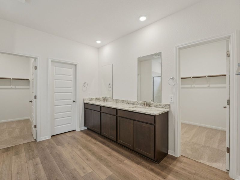 Furnished interior view inside a new home in Lakeside Meadows, Pflugerville (Image 4).