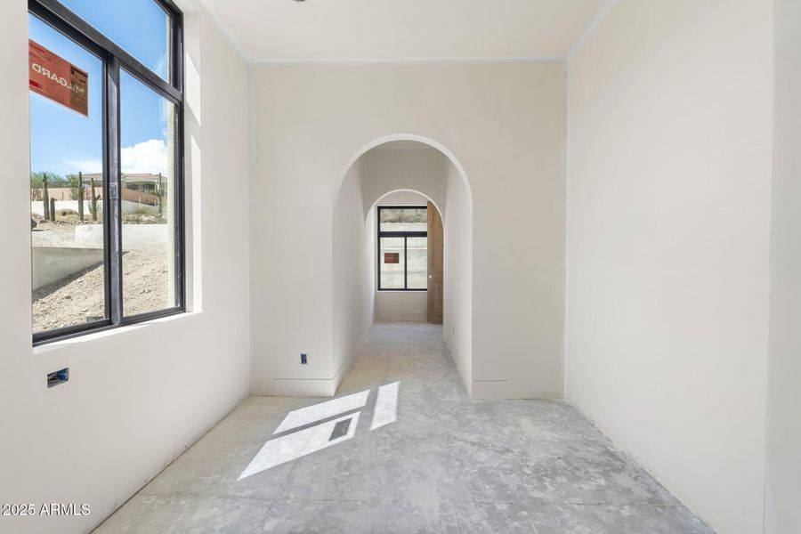 Hallway to secondary bedrooms
