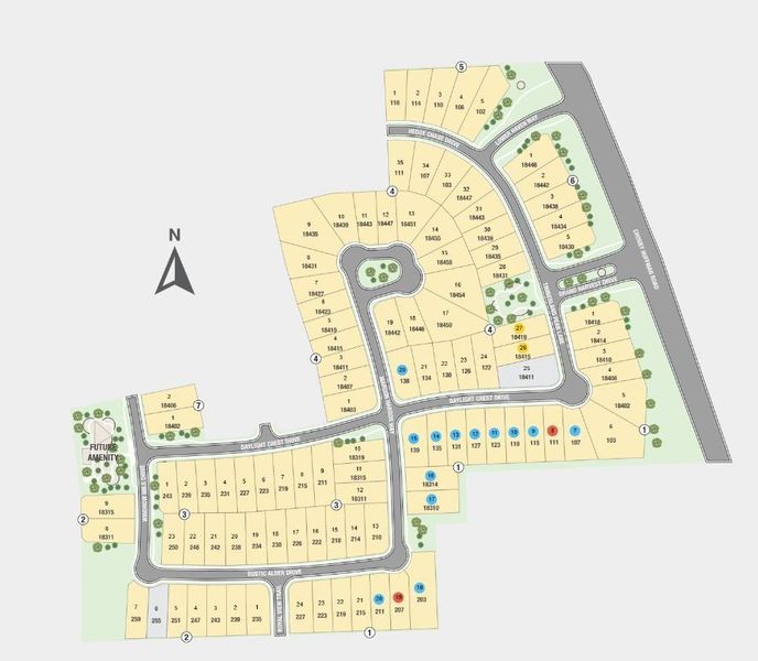 Newport Grove Site Map Newport Grove Site Map