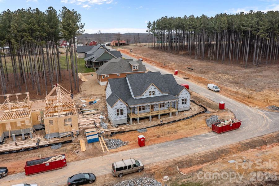 In-progress construction of a new home in , Statesville, NC (Image 3).