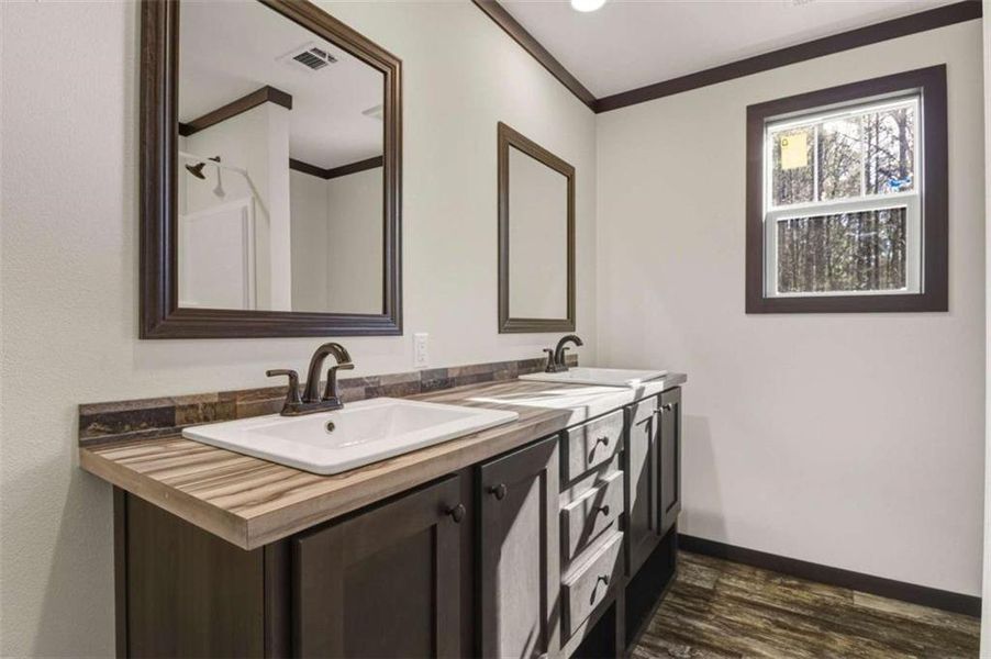 Furnished interior view inside a new home in , Eatonton (Image 11).