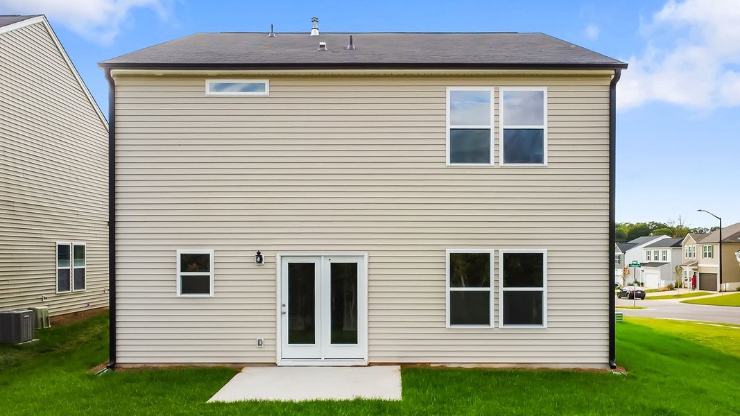 Exterior details and patio area of a home in Bell West, Kernersville (Image 4).
