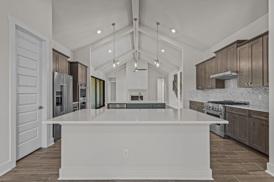 Representative furnished interior of a home built from the Fredericksburg by Beazer Homes in Highland Estates, San Antonio (Image 10).