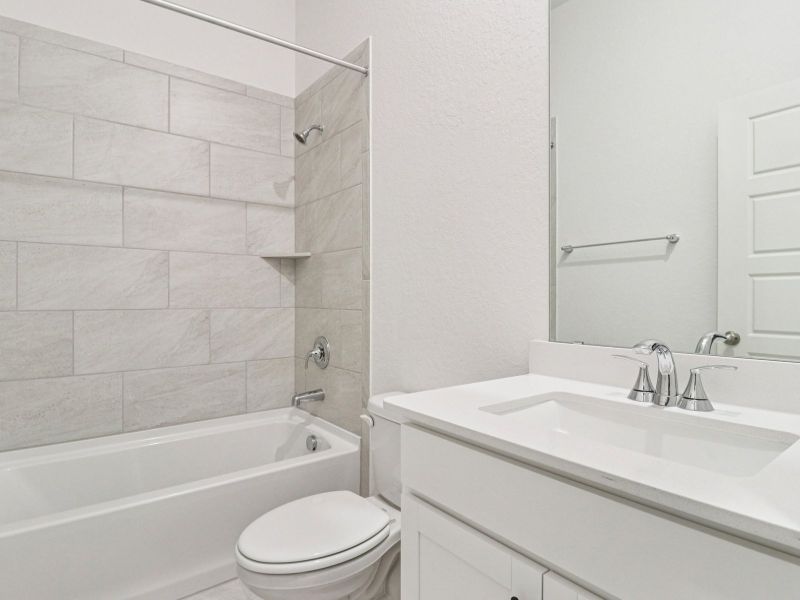 Furnished interior view inside a new home in Sagebrooke - Classic Series, San Antonio (Image 10).