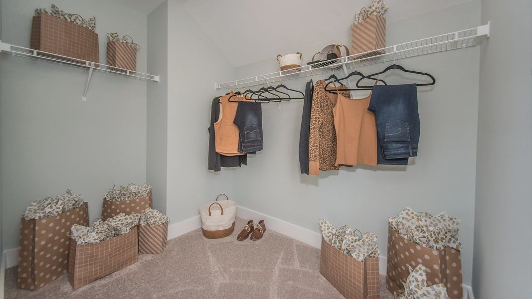 Owner's Closet of The Cameron Design by DRB Homes