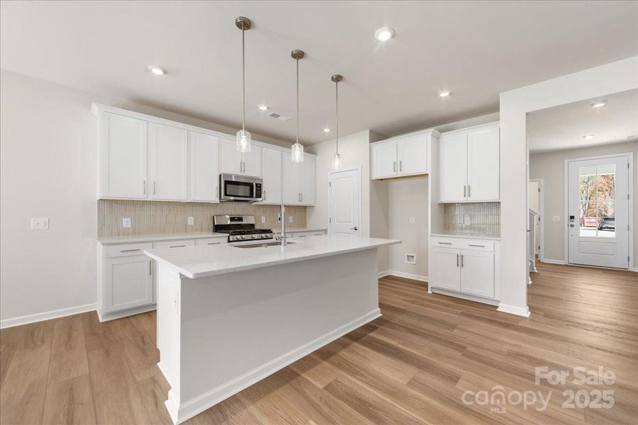 Chef's Kitchen at the Front of the Home.