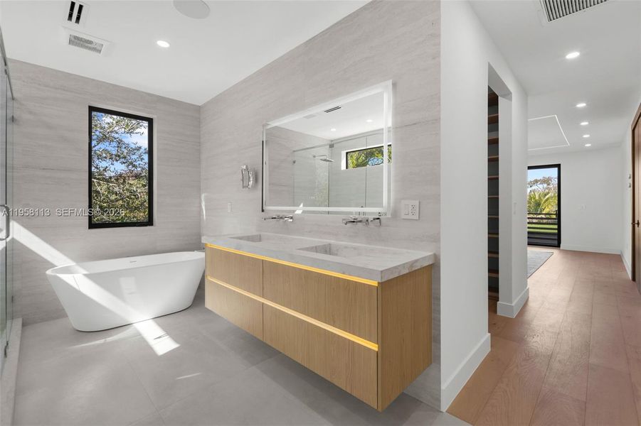 Furnished interior view inside a new home in , Miami (Image 14). Furnished interior view inside a new home in , Miami (Image 14).