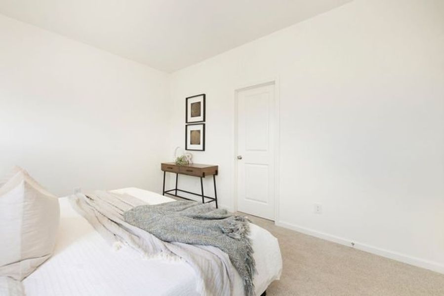 Representative furnished interior of a home built from the Preston by True Homes in Edgewater - The Cottages, Lancaster (Image 15).