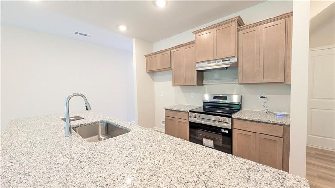 Furnished interior view inside a new home in Owen Preserve, Canton (Image 3).