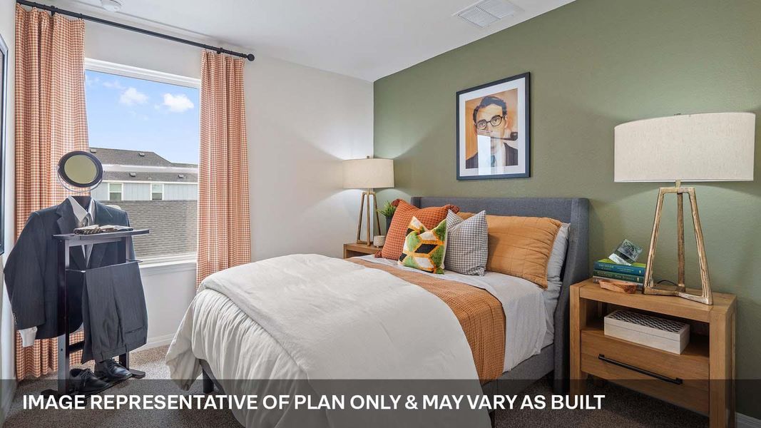 Furnished interior view inside a new home in Avery Centre, Round Rock (Image 10).