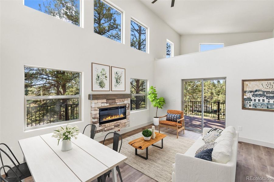 Great Room, Staged photo