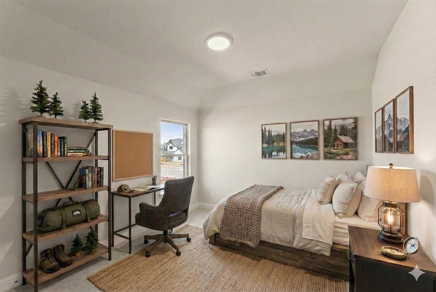 Furnished interior view inside a new home in Ridgepoint - Phase 1, Midlothian (Image 13).