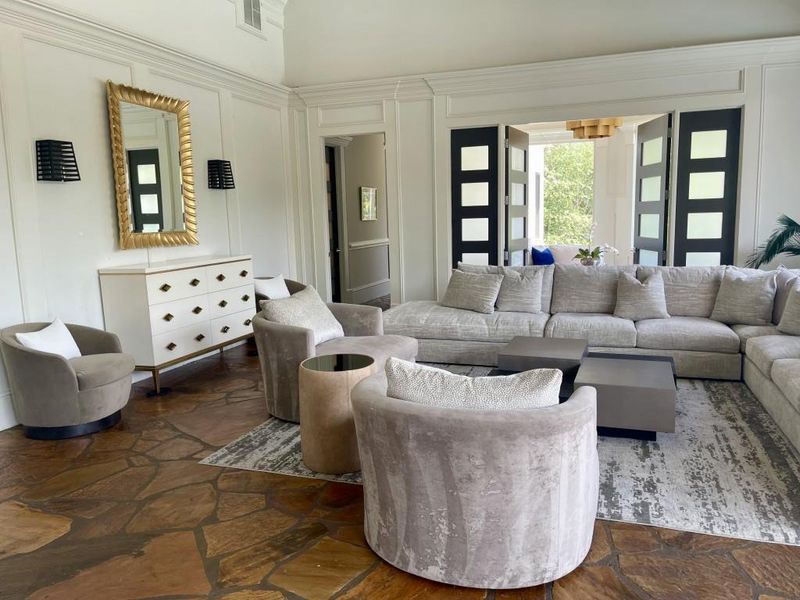 Furnished interior view inside a new home in Hamptons at Riverwood East, Dallas (Image 18).