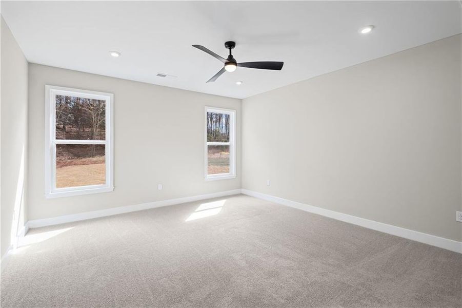 Spacious, unfurnished interior of a new home in Governor’s Preserve, Canton (Image 40).