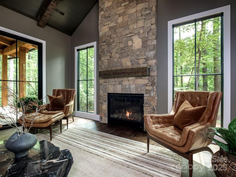 Furnished interior view inside a new home in , Brevard (Image 8).