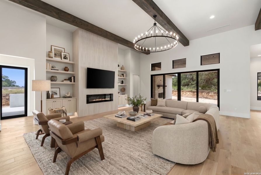 Furnished interior view inside a new home in , San Antonio (Image 17).