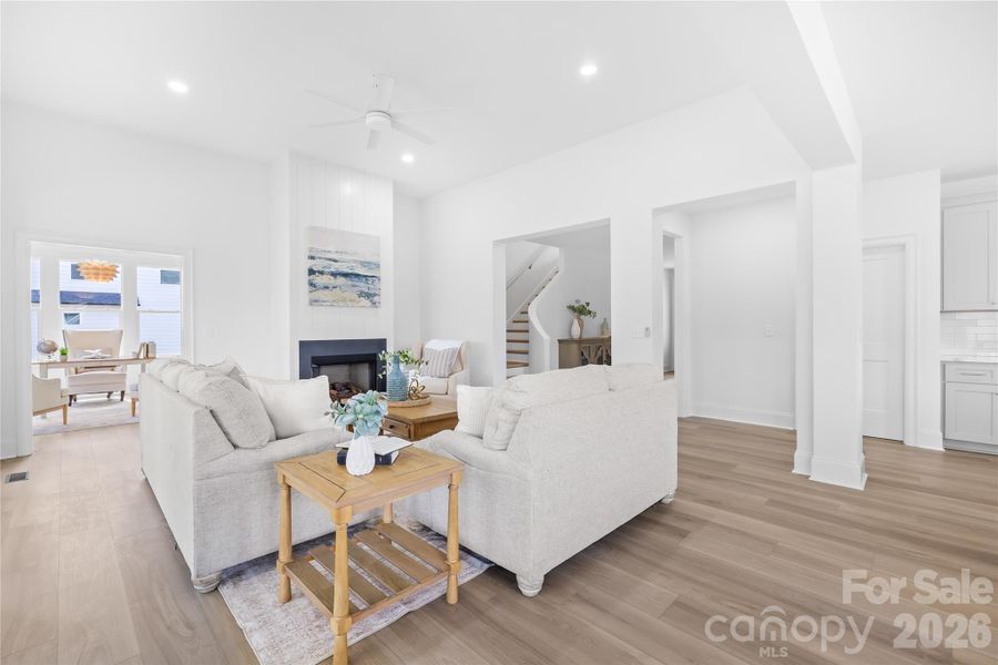 Furnished interior view inside a new home in , Statesville (Image 30). Furnished interior view inside a new home in , Statesville (Image 30).