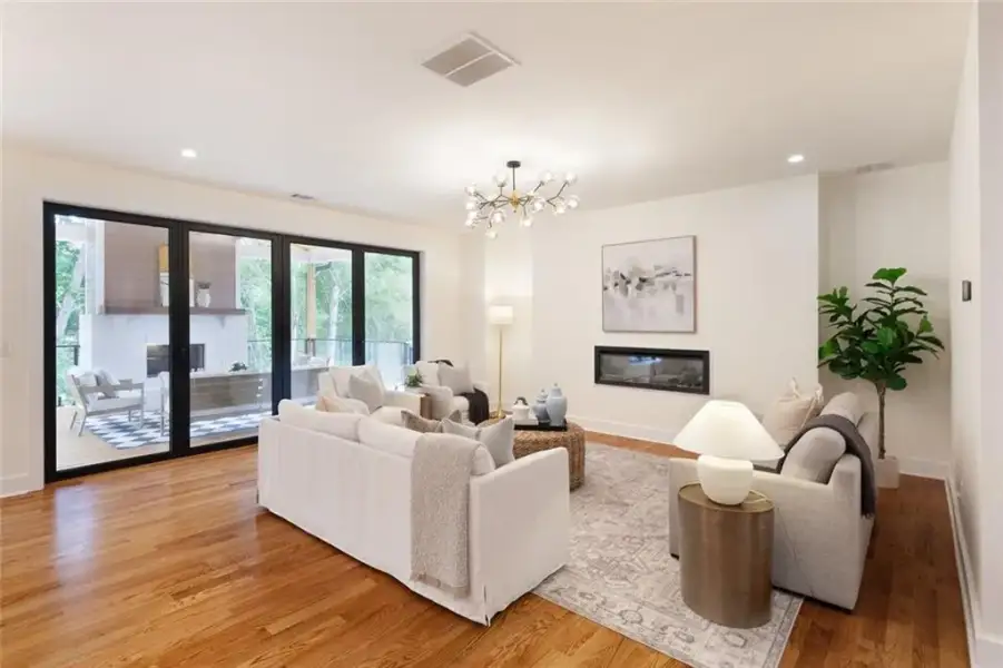 Furnished interior view inside a new home in , Marietta (Image 19).