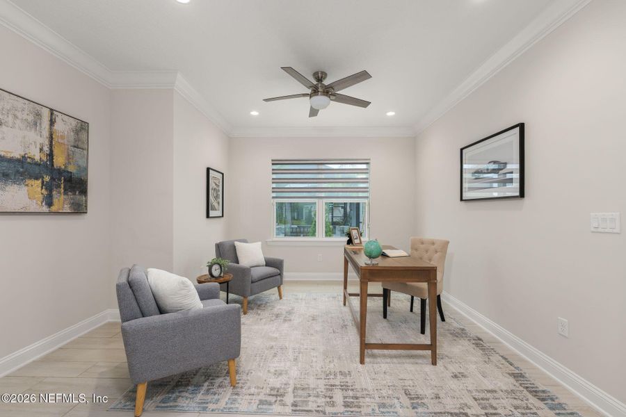 Furnished interior view inside a new home in , St. Augustine (Image 12).