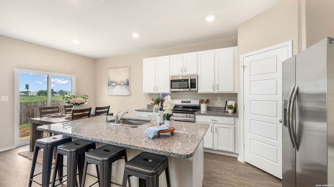 Furnished interior view inside a new home in , Lytle (Image 6).