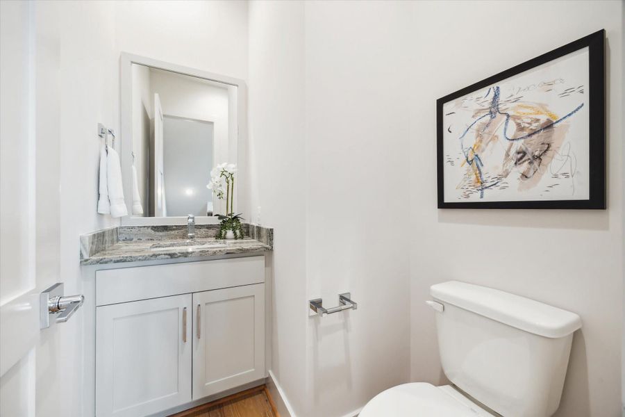 Furnished interior view inside a new home in Point East, Houston (Image 26).