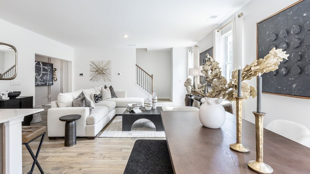 Furnished interior view inside a new home in Harvest Park, Decatur (Image 33).