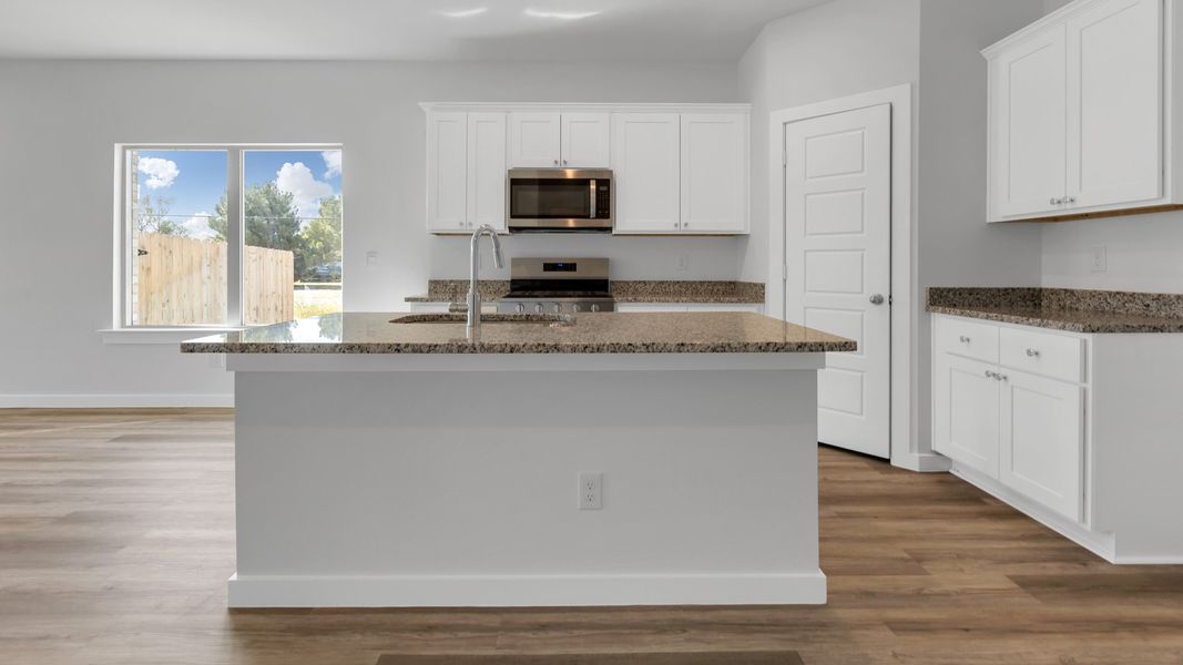 Furnished interior view inside a new home in Everest Heights, Lubbock (Image 6). Furnished interior view inside a new home in Everest Heights, Lubbock (Image 6).